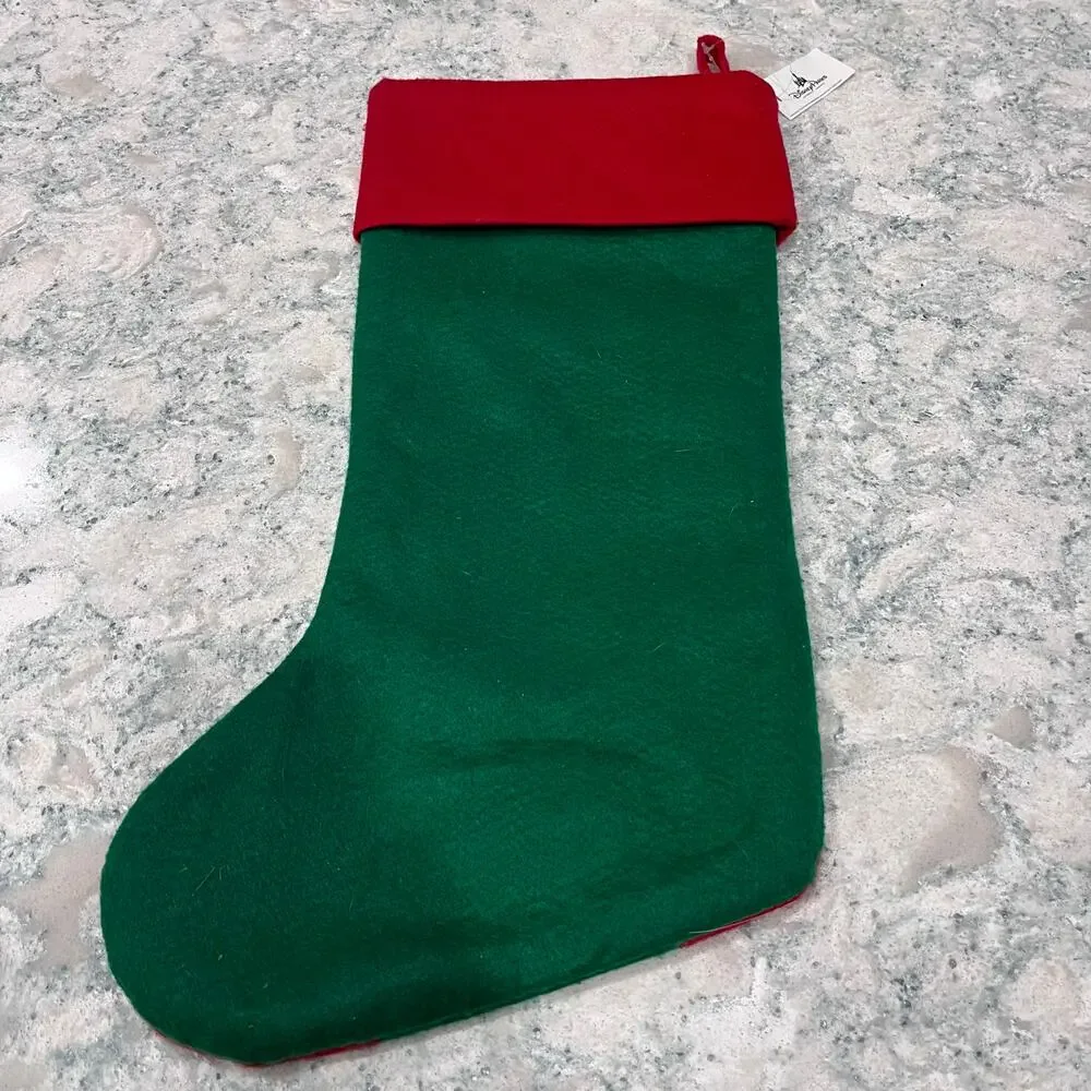Disney Parks Toy Story Christmas Stocking Buzz Lightyear Woody Felt Applique NWT